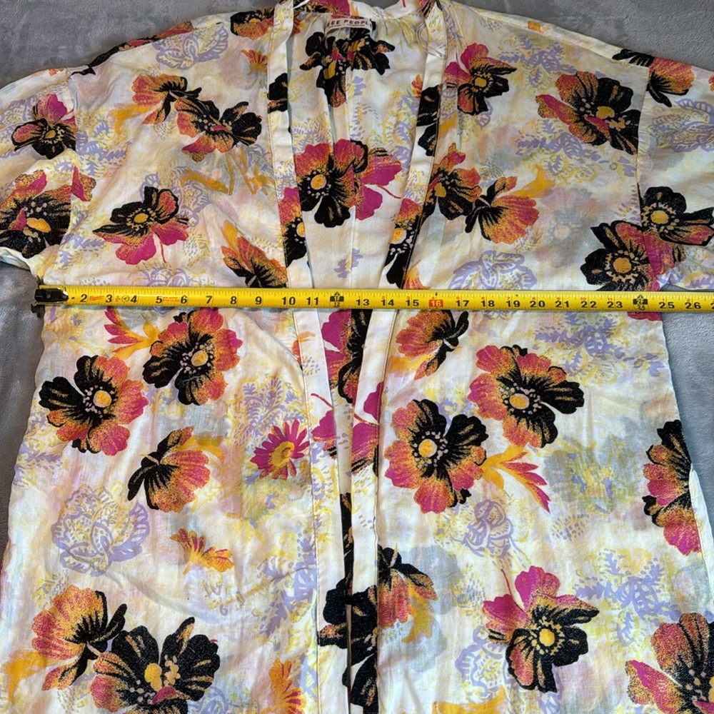 NWOT Free People Jorja Duster Kimono Size Medium - Picture 15 of 16